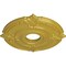 Ekena Millwork Attica Ceiling Medallion (Fits Canopies up to 5"), Hand-Painted Rich Gold, 18"OD x 4"ID x 5/8"P CM18ATRGS - alternate 2